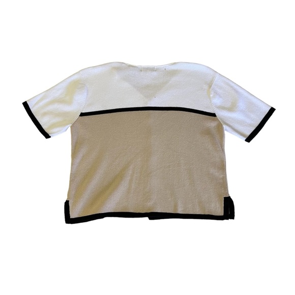 90s Colorblock Button Down Top - Picture 3 of 4